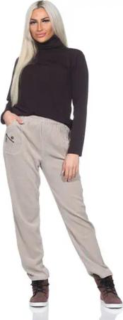 Cherry Berry Cordhose Damen Cordhose Kurzgröße Stoffhose bqueme Schlupfhose Übergangshose elastischer Bund, Unifarben