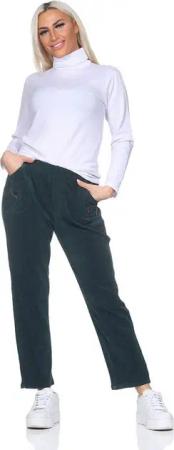 Cherry Berry Cordhose Damen Cordhose Kurzgröße Stoffhose bqueme Schlupfhose Übergangshose elastischer Bund, Unifarben