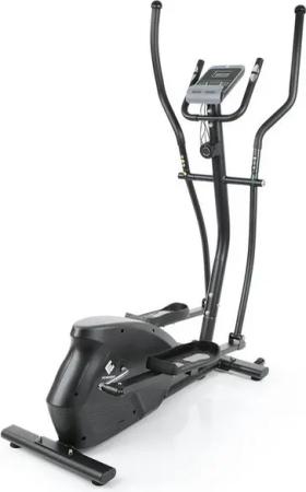 FitEngine Crosstrainer Ellipsentrainer Fitnesstrainer bis 150kg Heimtrainer, 10 Schwierigkeitsstufen Pulssensoren Trainingscomputer