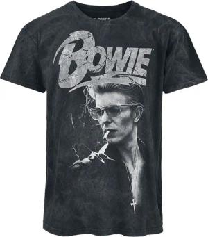 David Bowie T-Shirt - Lightning - S bis 3XL - für Männer - Größe L - schwarz - Lizenziertes Merchandise!