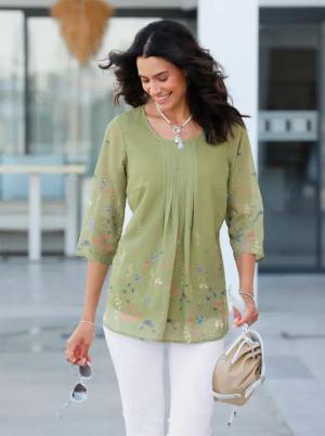 Druckbluse