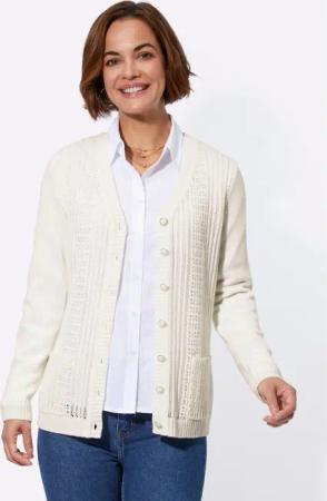 Ajourstrickjacke
