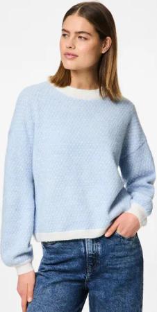 pieces Rundhalspullover "PCDILIPPA LS O-NECK KNIT MM"
