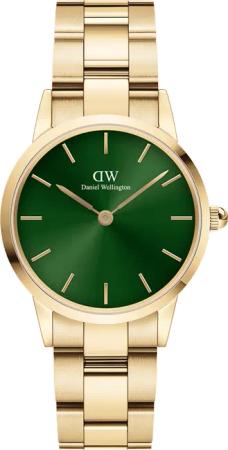 Daniel Wellington DW Uhr Iconic Link Emerald Gold 28mm