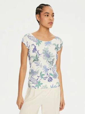 Luisa Spagnoli Bluse Corno 58611 Bunt Regular Fit