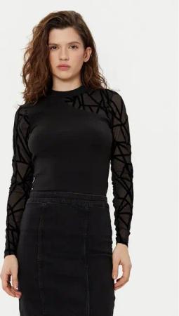 ONLY Bluse Colette 15337504 Schwarz Regular Fit