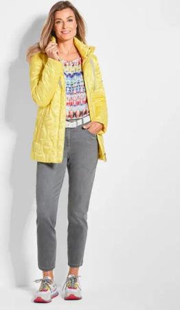 Steppjacke - gelb - Gr. 40 von Goldner Fashion