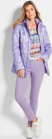 Steppjacke - flieder - Gr. 21 von Goldner Fashion