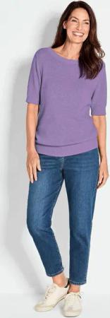 Pullover - flieder - Gr. 44 von Goldner Fashion