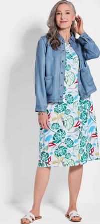 Hemdjacke - hellblau - Gr. 42 von Goldner Fashion