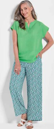 Bluse - hellgrün - Gr. 20 von Goldner Fashion
