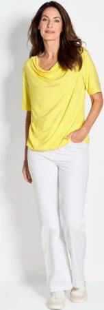 Shirt - gelb - Gr. 54 von Goldner Fashion