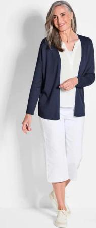 Cardigan - marine - Gr. 22 von Goldner Fashion