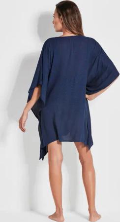 Kaftanbluse - dunkelblau - Gr. M von Goldner Fashion