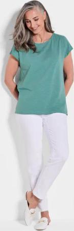 Shirt - graugrün - Gr. 20 von Goldner Fashion