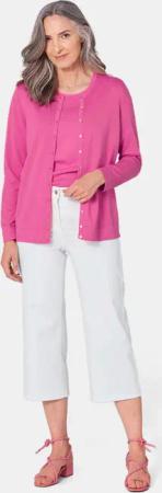 Strickset - pink - Gr. 44 von Goldner Fashion