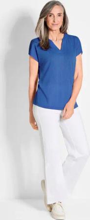Shirt - royalblau - Gr. 50 von Goldner Fashion