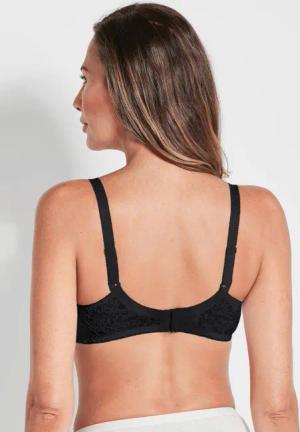 Bügelloser, gemoldeter Minimizer-BH - schwarz - Gr. 90 C von Goldner Fashion