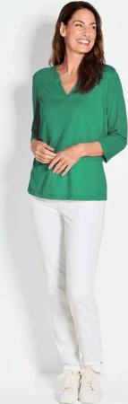 Shirt - grün - Gr. 52 von Goldner Fashion