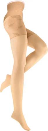 Feinstrumpfhose 20 DEN mit leichter Kompression - haut - Gr. 38/40 von Goldner Fashion