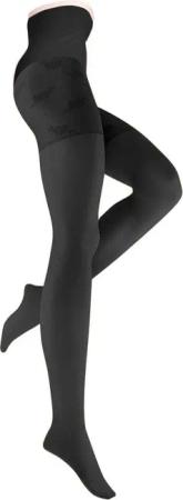 Feinstrumpfhose 20 DEN mit leichter Kompression - schwarz - Gr. 36/38 von Goldner Fashion