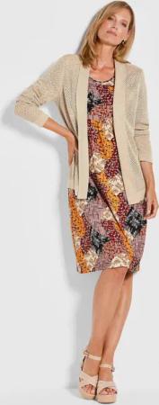 Strickjacke - beige - Gr. 25 von Goldner Fashion
