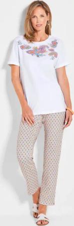 Printshirt - bunt / gemustert - Gr. 42 von Goldner Fashion