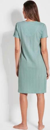 Nachthemd mit Halbarm - mint - Gr. 52/54 von Goldner Fashion