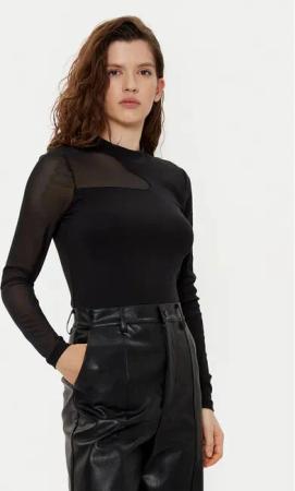 ONLY Bluse Colette 15337504 Schwarz Regular Fit