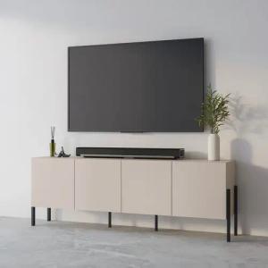 INOSIGN Kommode "Jukon,Breite 200 cm, moderne grifflose Kommode,4 Türen", Sideboard, Anrichte viel Stauraum, push-to-open-Funktion