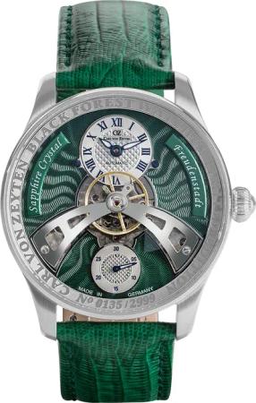 Carl von Zeyten CVZ0043GRS Freudenstadt Automatik Herrenuhr 42mm 5ATM