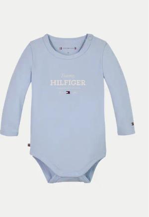 Tommy Hilfiger Kinder Body Monotype Logo KN0KN01974 Himmelblau