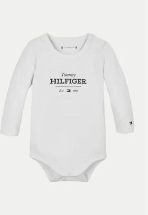 Tommy Hilfiger Kinder Body Monotype Logo KN0KN01974 Weiß
