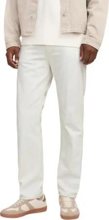 Jack & Jones Herren Jeans JJICHRIS JJCOOPER AM 900 - Relaxed Fit - Beige - Ecru