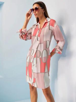heine Druckkleid "Druck-Kleid"