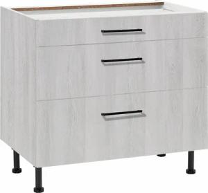 wiho Küchen Unterschrank "Nisos", 90 cm breit, Soft-Close in Schubladen, verstellbare Füße, ohne Platte