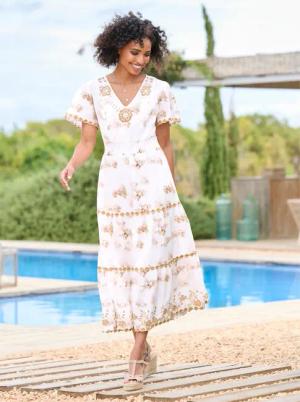 heine Druckkleid "Druck-Kleid"