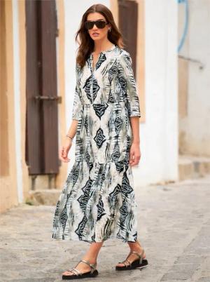 heine Druckkleid "Druck-Kleid"