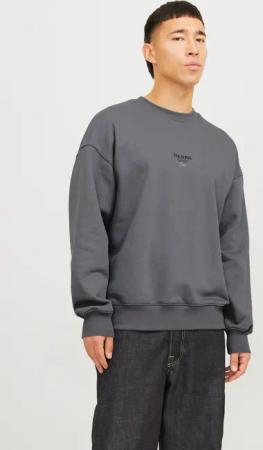 Jack & Jones Sweatshirt "JJEURBAN EDGE STUDIO SWEAT CREW NOOS", mit Front und Back Print