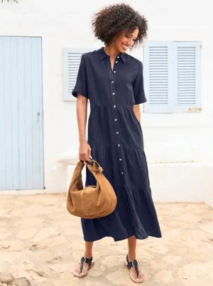 heine Hemdblusenkleid "Kleid"