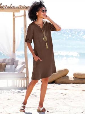 heine Sommerkleid "Leinenkleid"