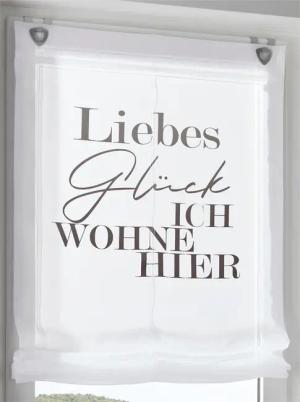 heine home Raffrollo, mit Ösen