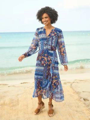 heine Druckkleid "Druck-Kleid"
