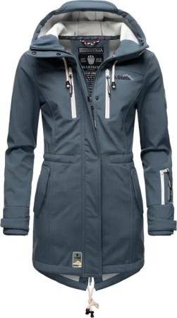 Marikoo Funktionsmantel "Zimtzicke", Wasserdichter Softshell Parka mit Kapuze