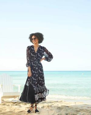 heine Druckkleid "Druck-Kleid"