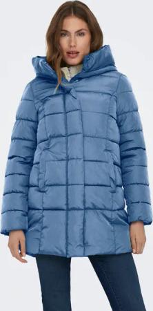ONLY Steppjacke "ONLLINA PUFFER COAT CC OTW", mit Kapuze