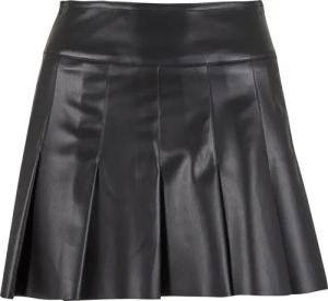 URBAN CLASSICS Sommerrock "Urban Classics Ladies Synthetic Leather Pleated Skirt", (1 tlg.)