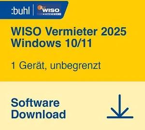 WISO Vermieter 2025 (für das Abrechnungsjahr 2024) Software Vollversion (Download-Link)
