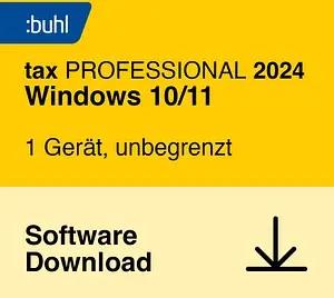 WISO tax 2024 Professional (für das Steuerjahr 2023) Software Vollversion (Download-Link)