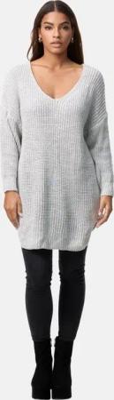 Elara Strickpullover Elara Damen Strickpullover Runderkragen (1-tlg)